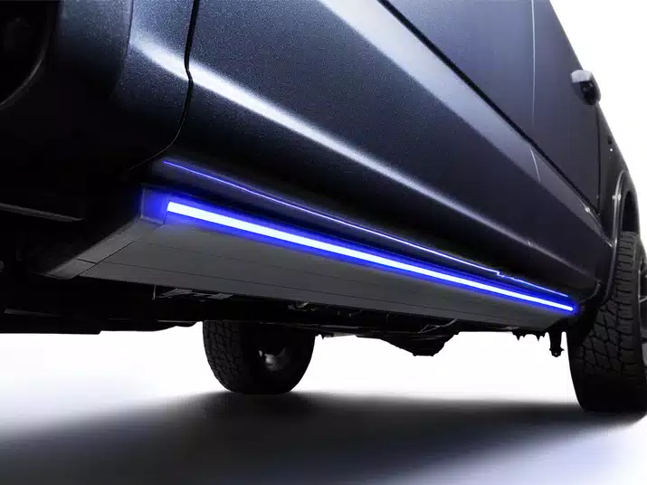 AMP Research PowerStep Vision illuminated running board with lighting